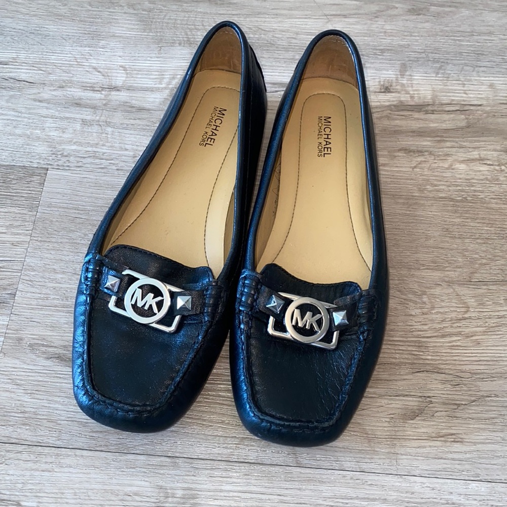 Michael Kors black flats, size: 7 womans
